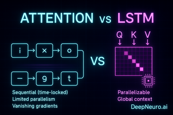 How Attention Works: Real-Life Analogies Comparing Transformers and LSTMs
